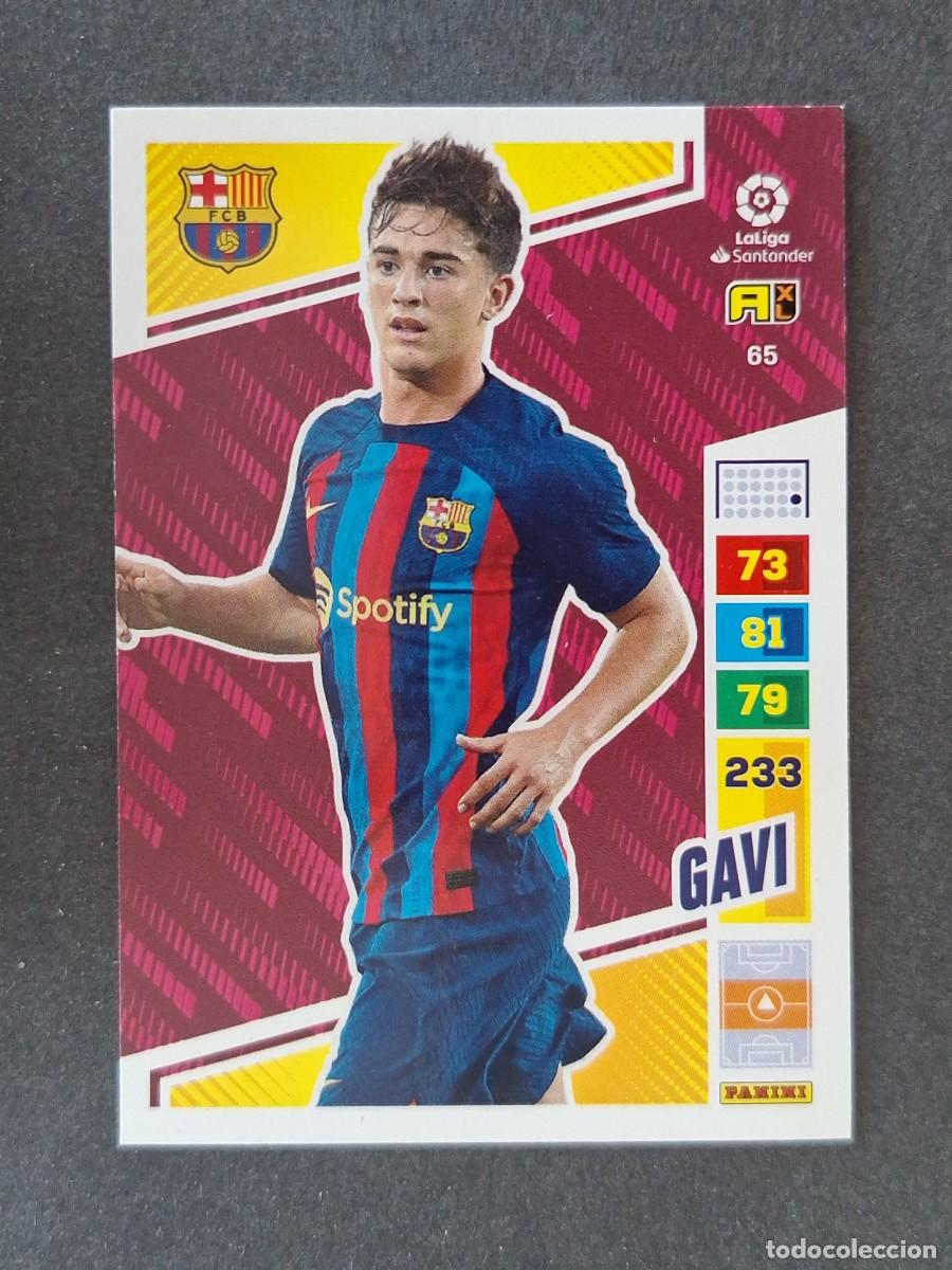 Cromos de f&uacute;tbol: GAVI F. C. BARCELONA 65 PANINI ADRENALYN XL 2022 2023 22 23