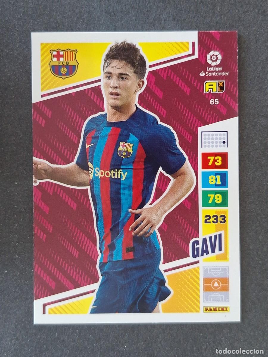 Cromos de f&uacute;tbol: GAVI F. C. BARCELONA 65 PANINI ADRENALYN XL 2022 2023 22 23