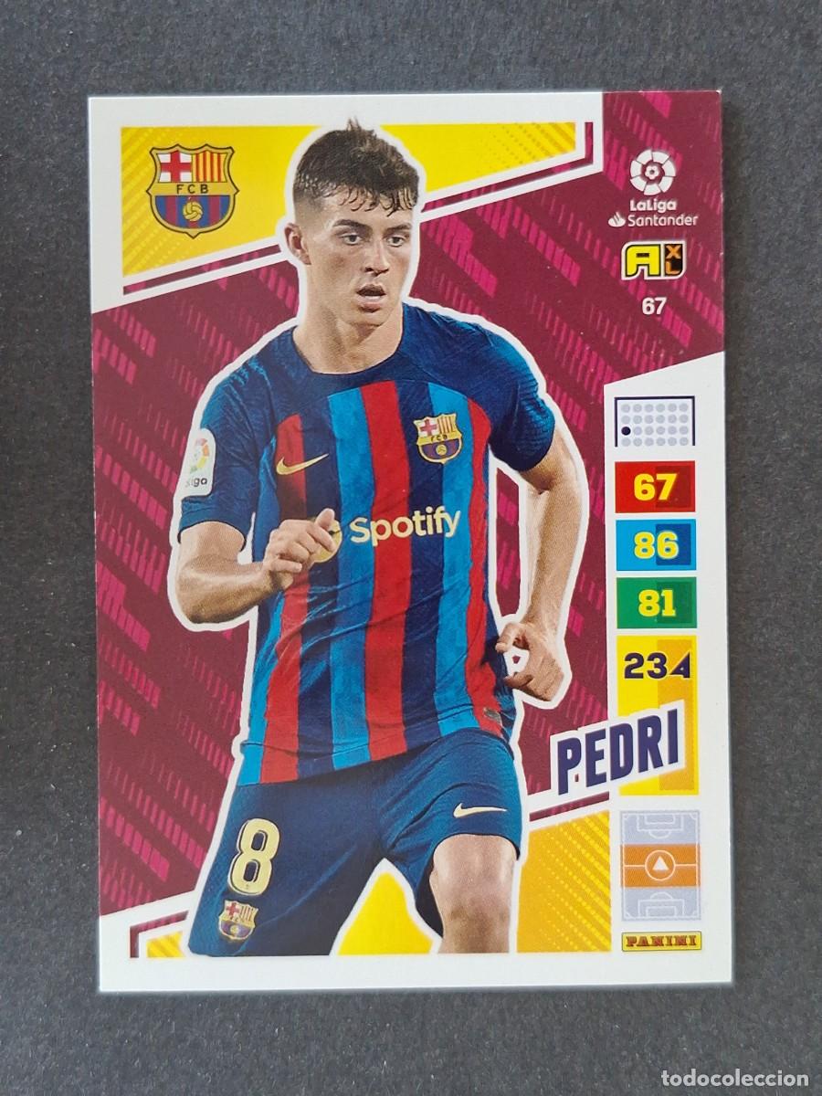 Cromos de f&uacute;tbol: PEDRI F. C. BARCELONA 67 PANINI ADRENALYN XL 2022 2023 22 23