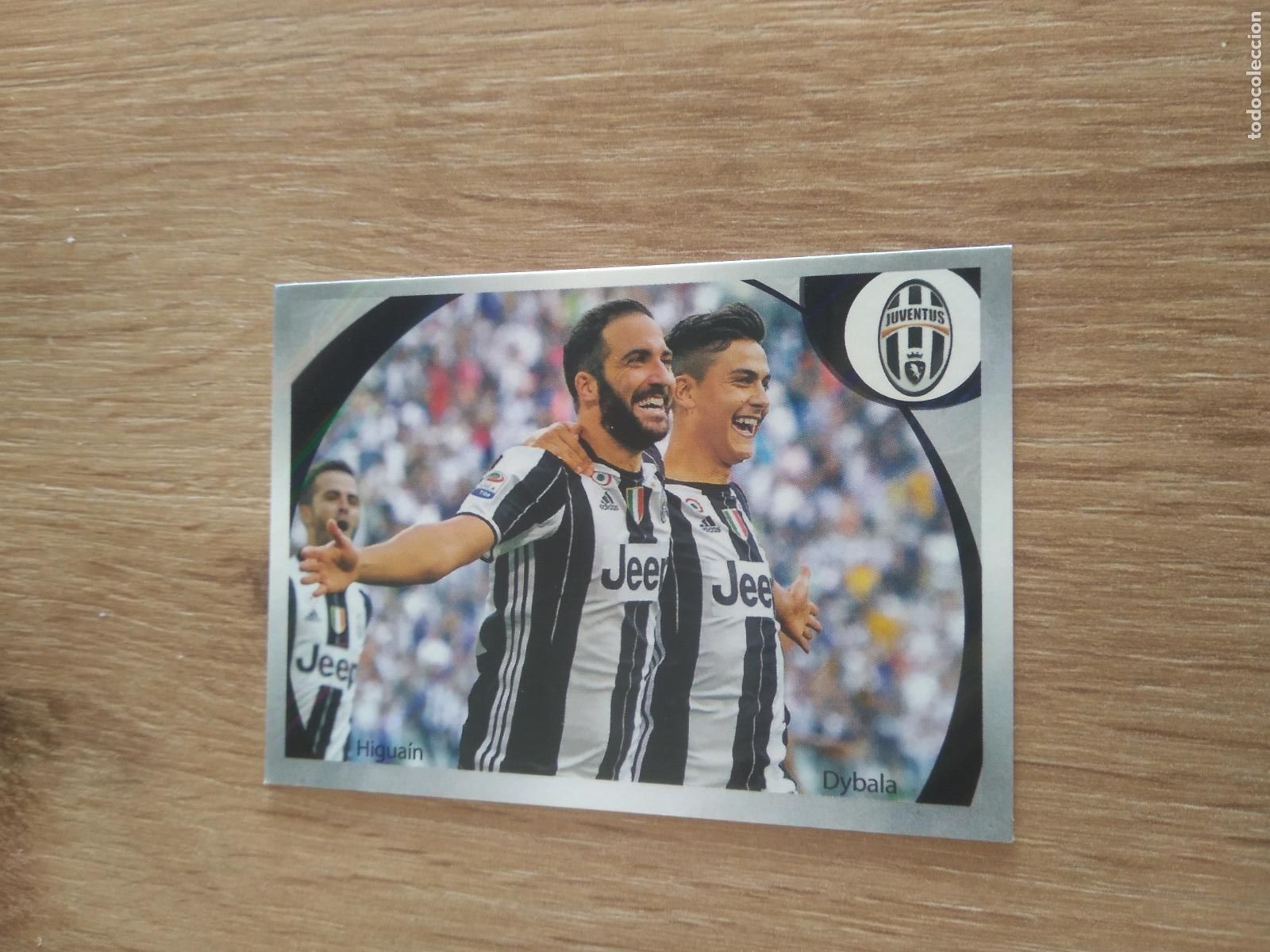 Cromos de f&uacute;tbol: 279 HIGUAIN DYBALA JUVENTUS TURIN CROMO FUTBOL PANINI LIGA ITALIA 16-17 CALCIATORI 2016-2017