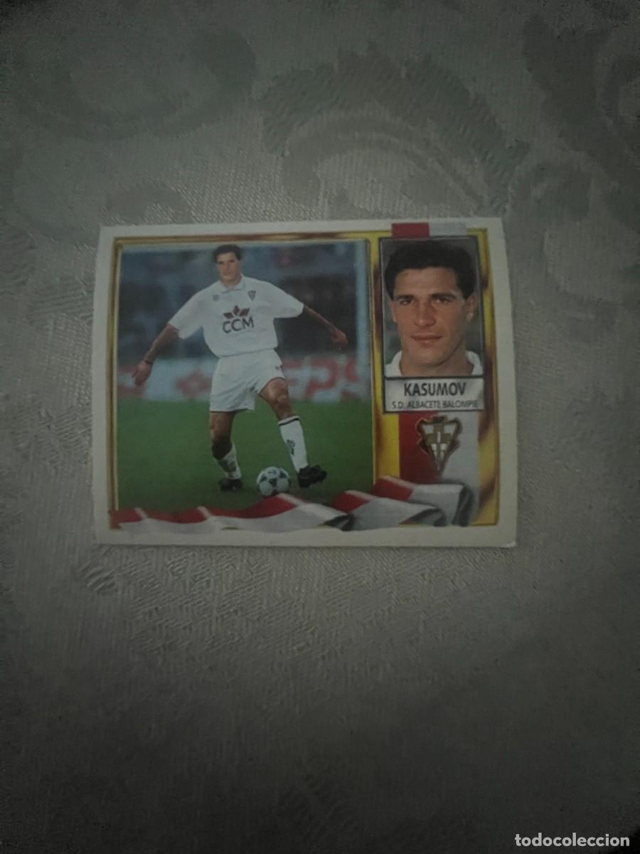 Cromos de f&uacute;tbol: KASUMOV VERSION II ALBACETE COLOCA SIN PEGAR LIGA ESTE 1995/96 95 96