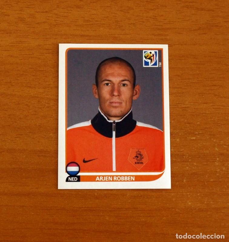 Cromos de f&uacute;tbol: Holanda -N&ordm; 348 Arjen Robben -Mundial South Africa 2010 FIFA World Cup-Panini -Nunca Pegado