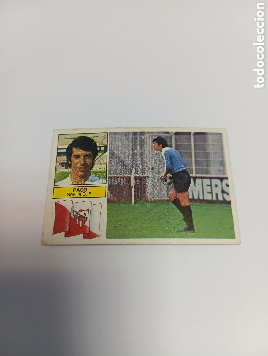 Cromos de f&uacute;tbol: PACO Sevilla Liga Este 1982 1983 NUEVO 82 83 SIN PEGAR