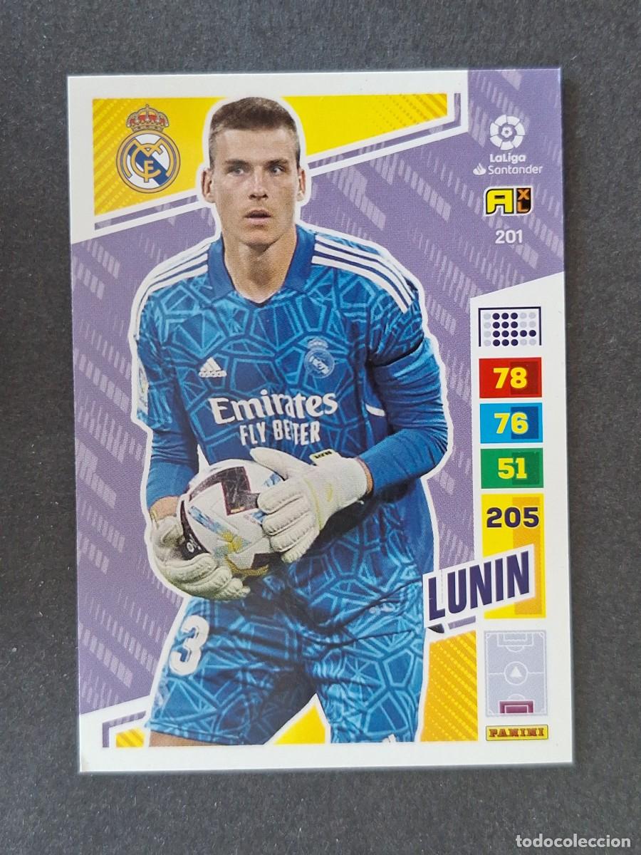 Cromos de Futebol: LUNIN REAL MADRID 201 PANINI ADRENALYN XL 2022 2023 22 23