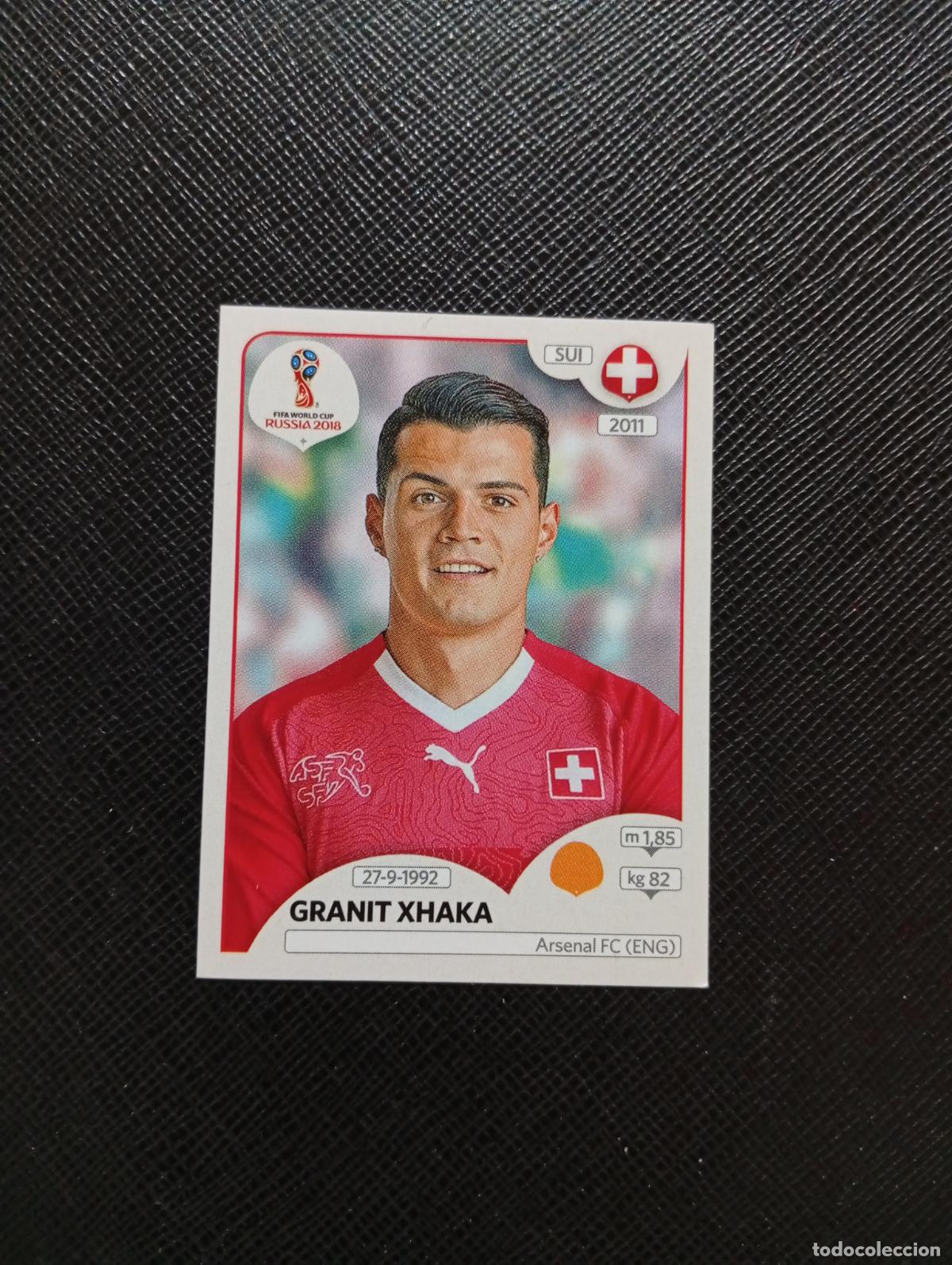 Cromos de Futebol: 381 GRANT XHAKA SUIZA PANINI MUNDIAL RUSIA 2018 CROMO FUTBOL 18 - SIN PEGAR - CJ2