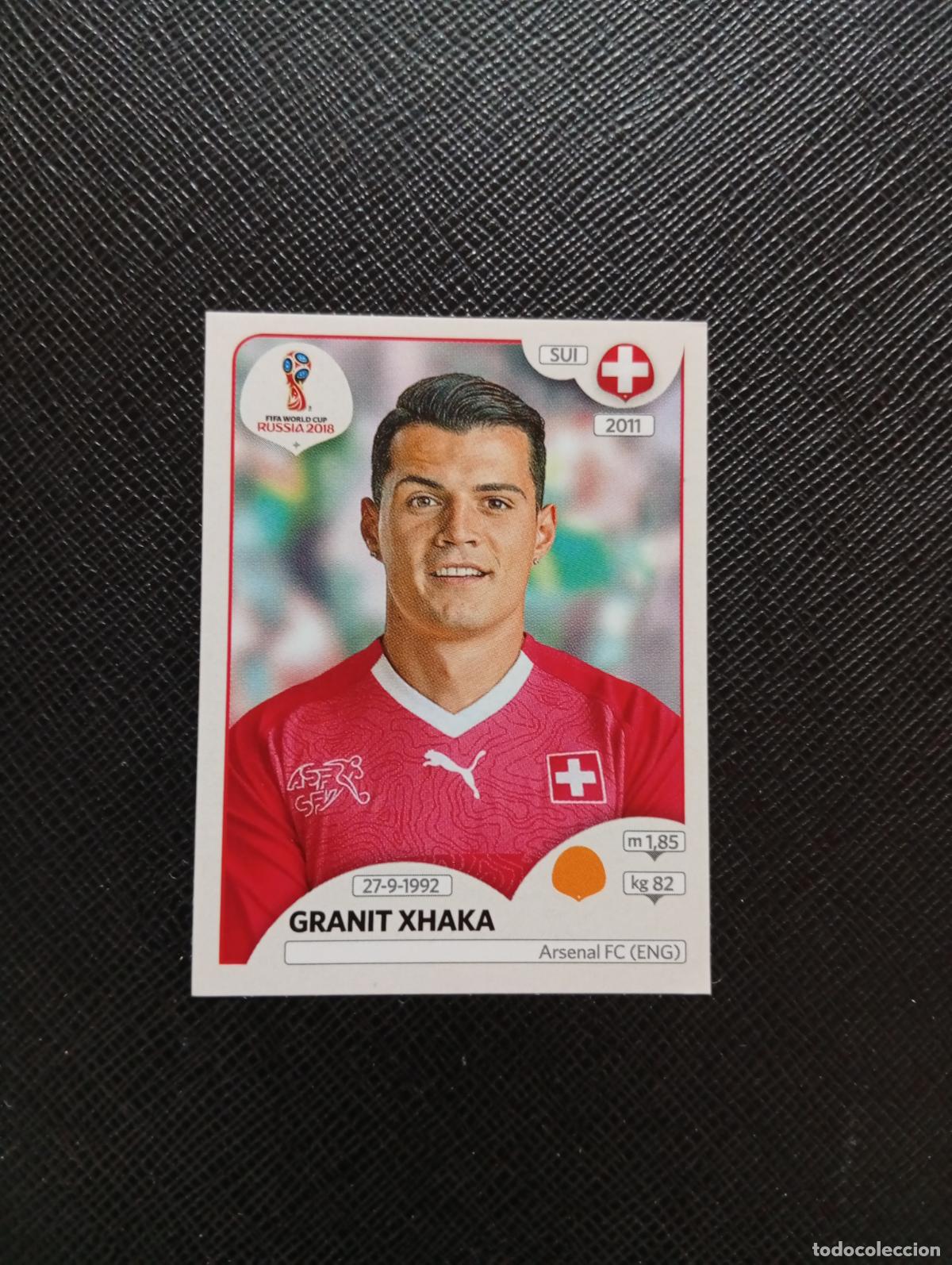 Cromos de Futebol: 381 GRANT XHAKA SUIZA PANINI MUNDIAL RUSIA 2018 CROMO FUTBOL 18 - SIN PEGAR - CJ2