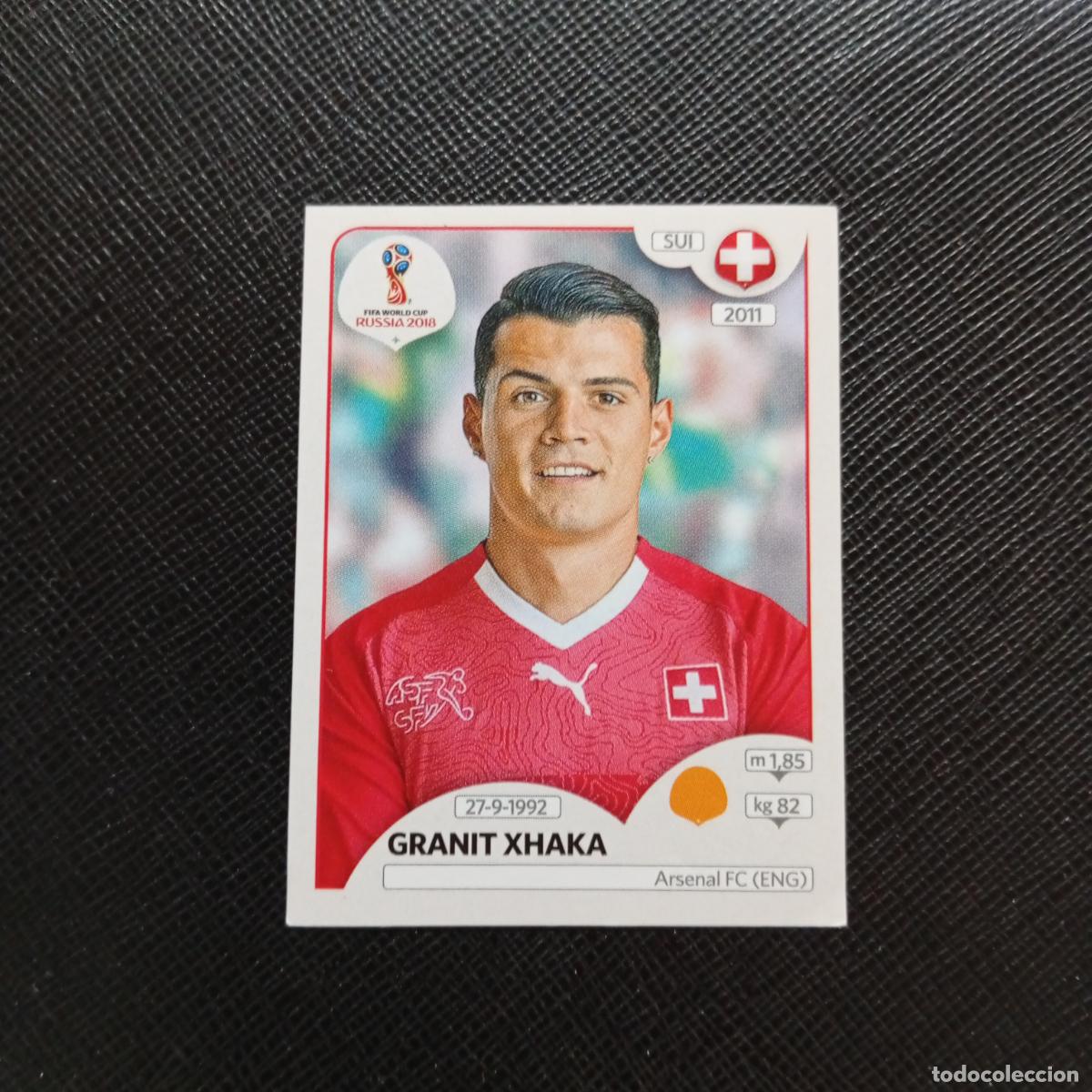 Cromos de Futebol: 381 GRANT XHAKA SUIZA PANINI MUNDIAL RUSIA 2018 CROMO FUTBOL 18 - SIN PEGAR - CJ2 .