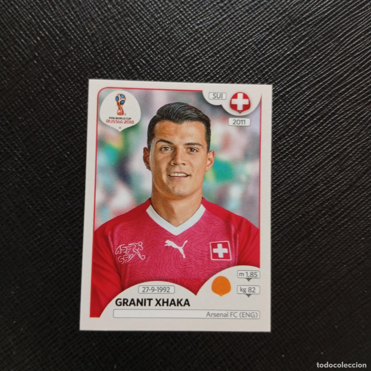 Cromos de Futebol: 381 GRANT XHAKA SUIZA PANINI MUNDIAL RUSIA 2018 CROMO FUTBOL 18 - SIN PEGAR - CJ2 ..