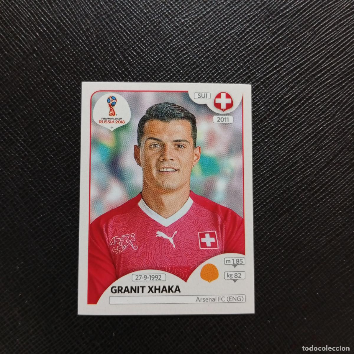 Cromos de Futebol: 381 GRANT XHAKA SUIZA PANINI MUNDIAL RUSIA 2018 CROMO FUTBOL 18 - SIN PEGAR - CJ2 ..