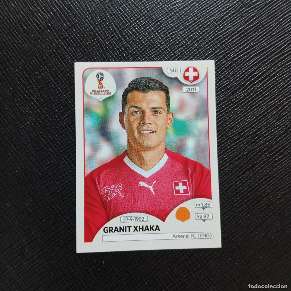 Cromos de Futebol: 381 GRANT XHAKA SUIZA PANINI MUNDIAL RUSIA 2018 CROMO FUTBOL 18 - SIN PEGAR - CJ2 ...