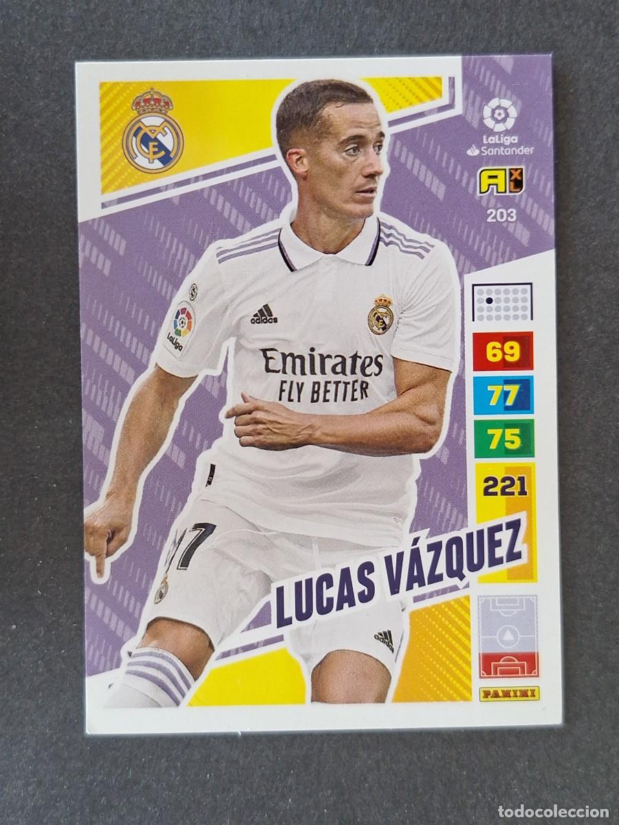 Cromos de Futebol: LUCAS VAZQUEZ REAL MADRID 203 PANINI ADRENALYN XL 2022 2023 22 23