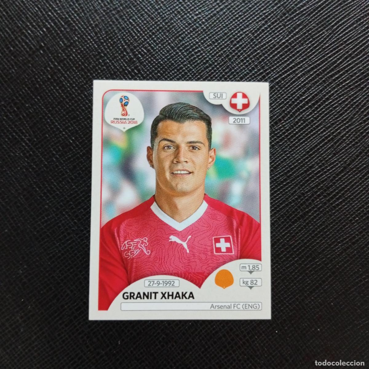Cromos de Futebol: 381 GRANT XHAKA SUIZA PANINI MUNDIAL RUSIA 2018 CROMO FUTBOL 18 - SIN PEGAR - CJ2 ....
