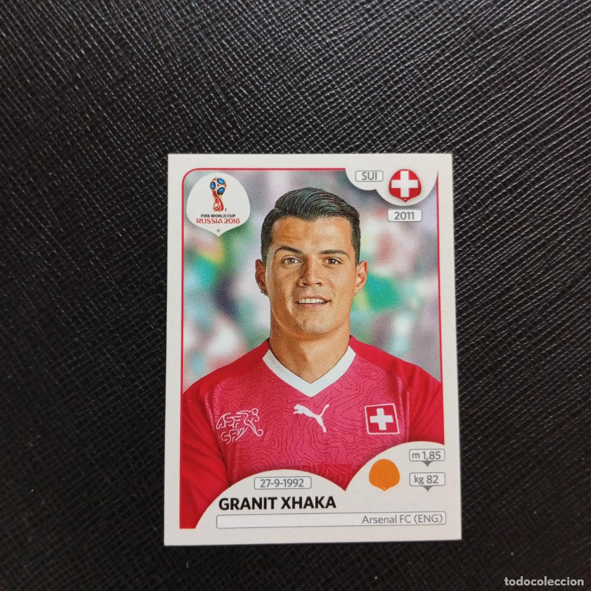 Cromos de Futebol: 381 GRANT XHAKA SUIZA PANINI MUNDIAL RUSIA 2018 CROMO FUTBOL 18 - SIN PEGAR - CJ2 ....