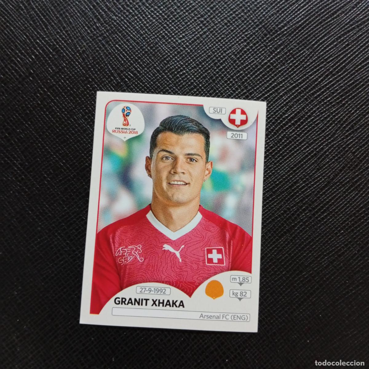 Cromos de Futebol: 381 GRANT XHAKA SUIZA PANINI MUNDIAL RUSIA 2018 CROMO FUTBOL 18 - SIN PEGAR - CJ2 .....