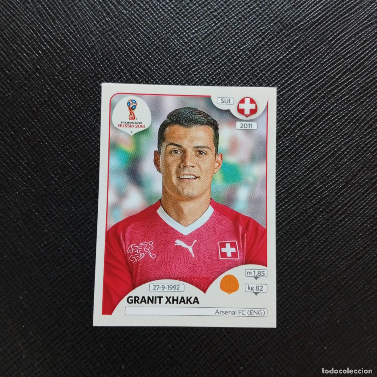 Cromos de Futebol: 381 GRANT XHAKA SUIZA PANINI MUNDIAL RUSIA 2018 CROMO FUTBOL 18 - SIN PEGAR - CJ2 .....