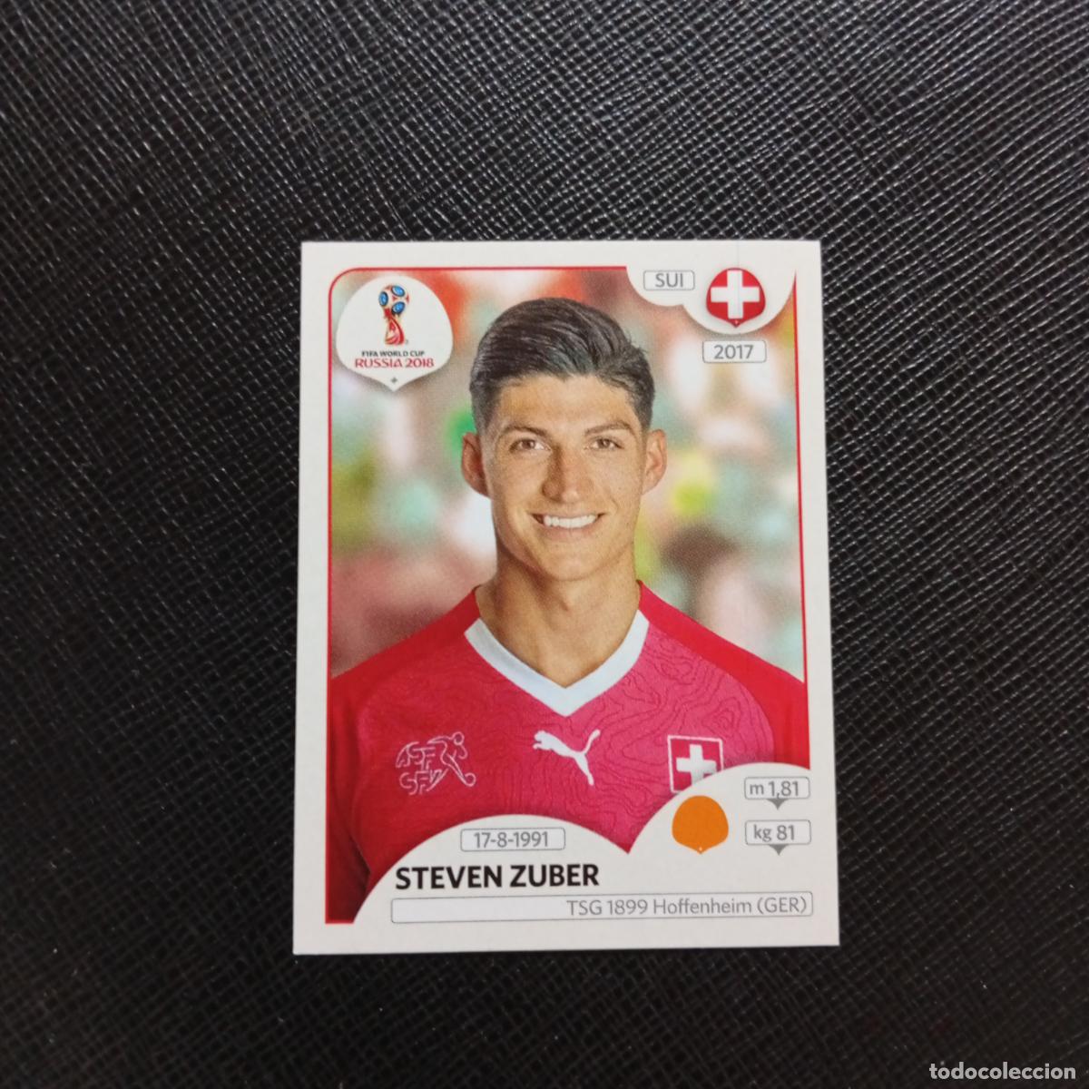 Fu&szlig;ball-Sticker: 382 STEVEN ZUBER SUIZA PANINI MUNDIAL RUSIA 2018 CROMO FUTBOL 18 - SIN PEGAR - CJ2