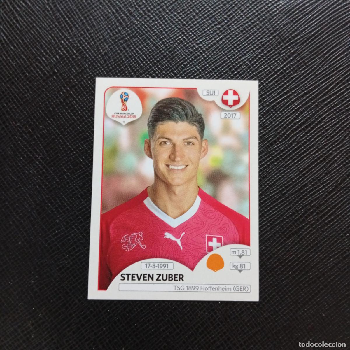 Cromos de f&uacute;tbol: 382 STEVEN ZUBER SUIZA PANINI MUNDIAL RUSIA 2018 CROMO FUTBOL 18 - SIN PEGAR - CJ2