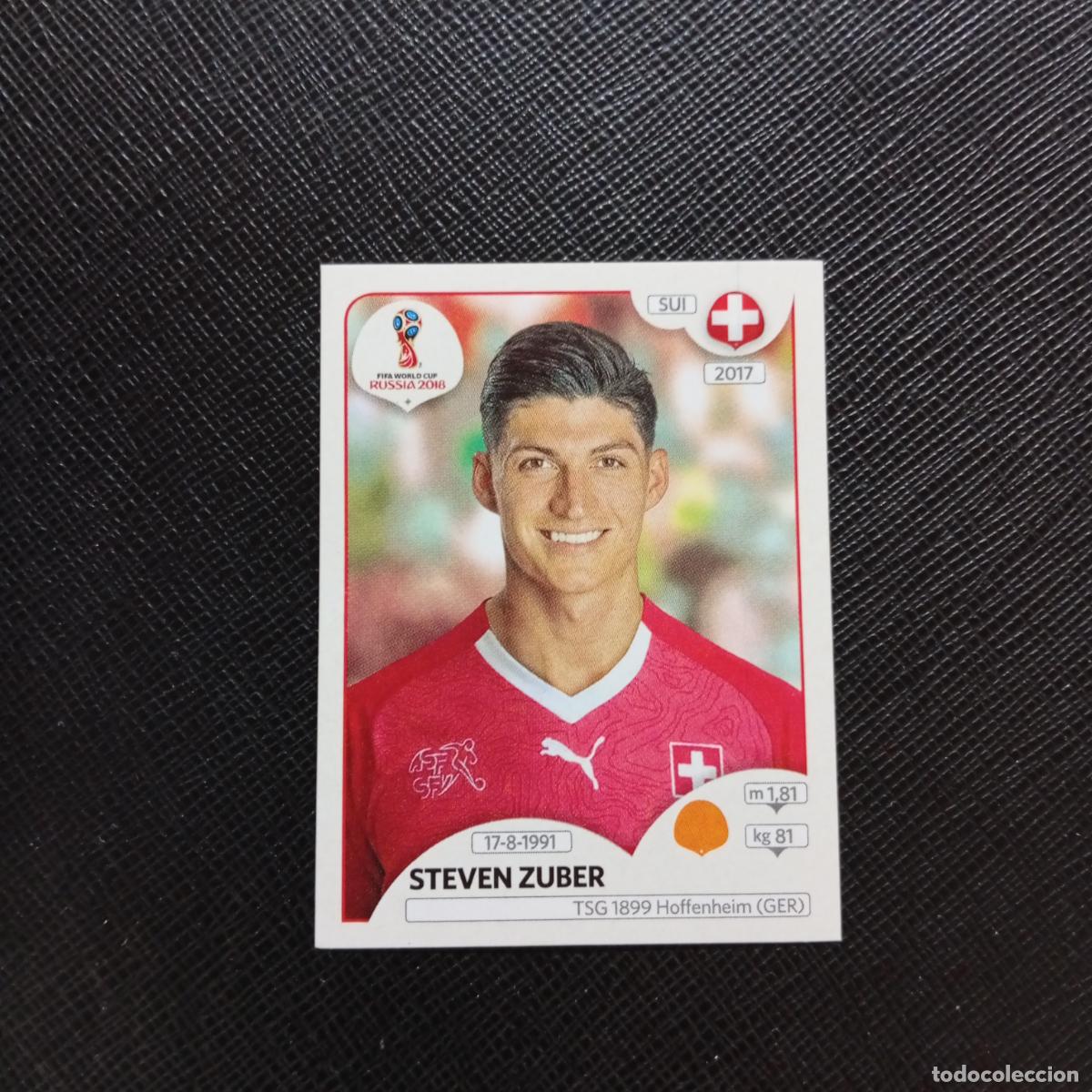 Cromos de f&uacute;tbol: 382 STEVEN ZUBER SUIZA PANINI MUNDIAL RUSIA 2018 CROMO FUTBOL 18 - SIN PEGAR - CJ2 .