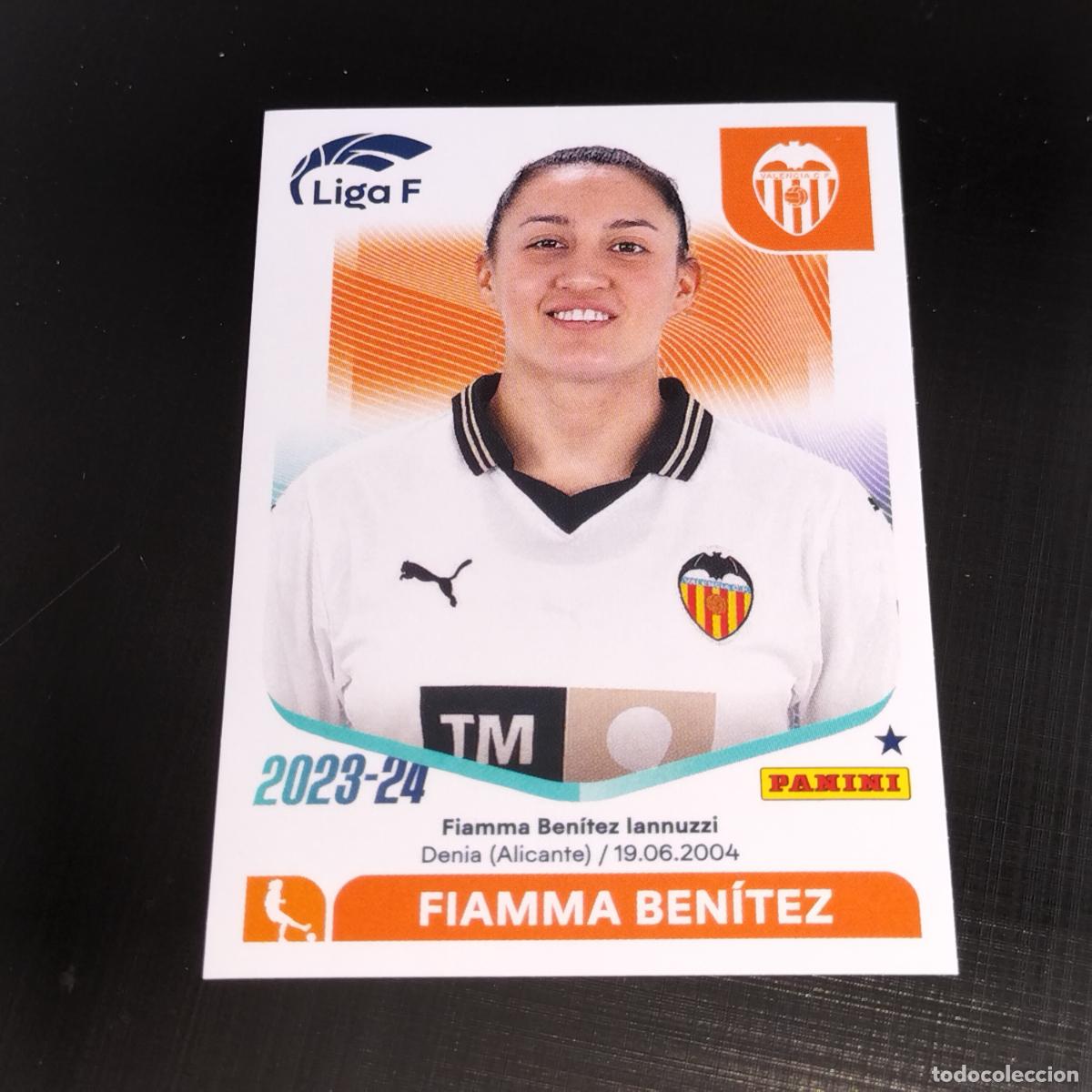 Cromos de f&uacute;tbol: N&ordm; 295 FIAMMA BENITEZ VALENCIA CROMOS LIGA F FEMENINA PANINI 2023 2024 23 24