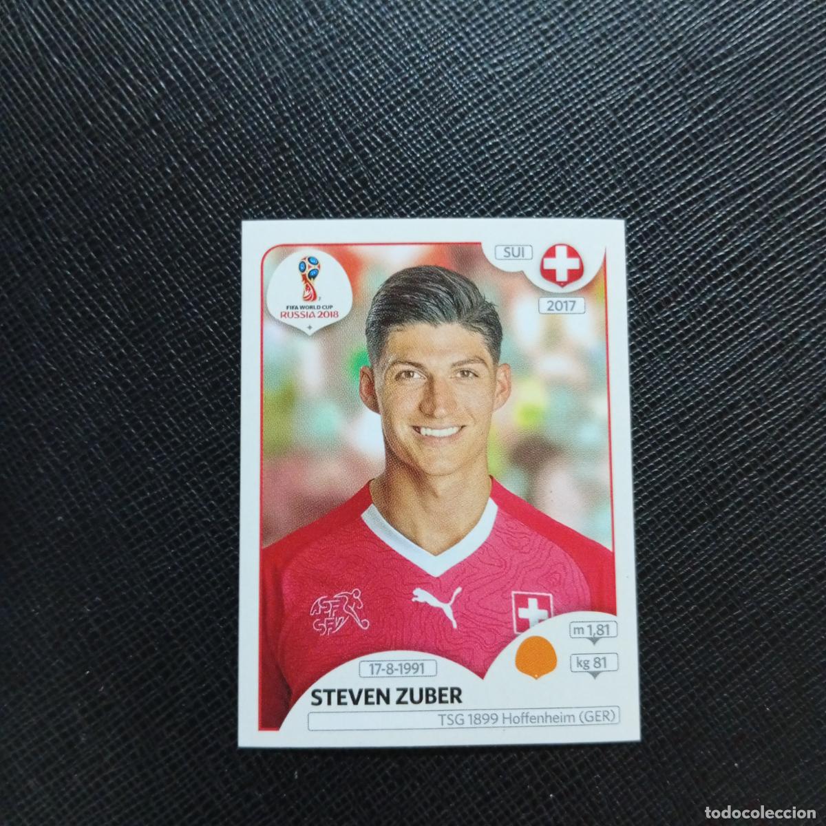 Cromos de f&uacute;tbol: 382 STEVEN ZUBER SUIZA PANINI MUNDIAL RUSIA 2018 CROMO FUTBOL 18 - SIN PEGAR - CJ2 ....