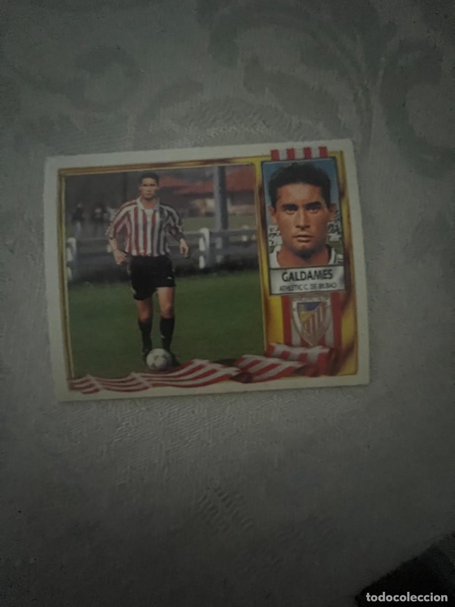 Cromos de f&uacute;tbol: GALDAMES ATHLETIC BILBAO COLOCA SIN PEGAR LIGA ESTE 1995/96 95 96