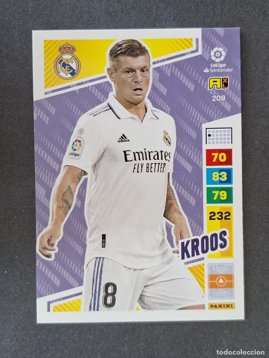 Cromos de f&uacute;tbol: KROOS REAL MADRID 209 PANINI ADRENALYN XL 2022 2023 22 23