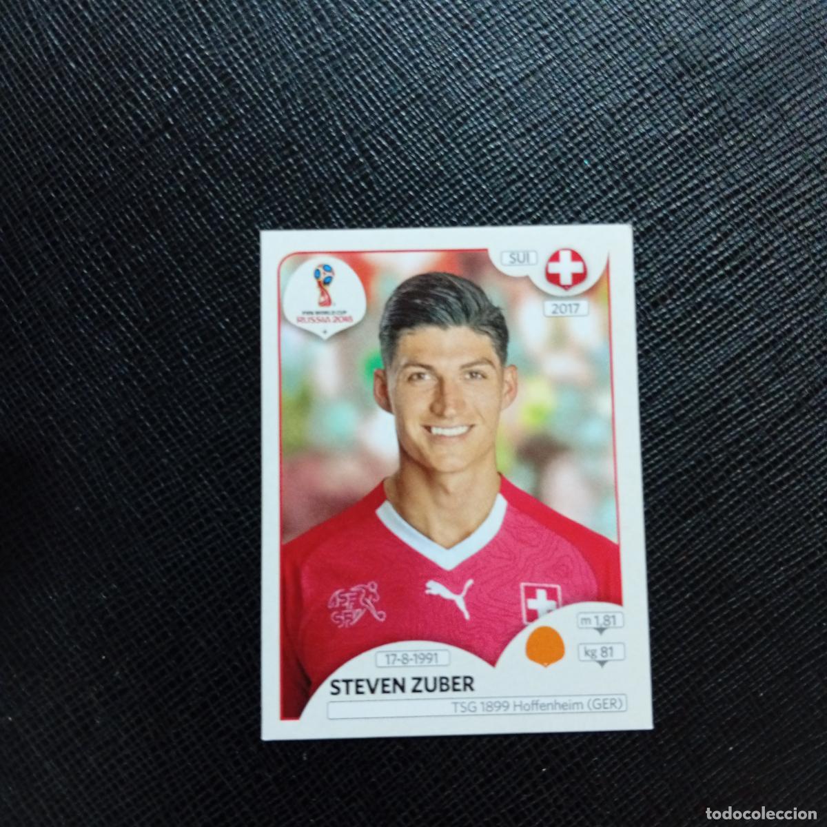 Cromos de f&uacute;tbol: 382 STEVEN ZUBER SUIZA PANINI MUNDIAL RUSIA 2018 CROMO FUTBOL 18 - SIN PEGAR - CJ2 ......