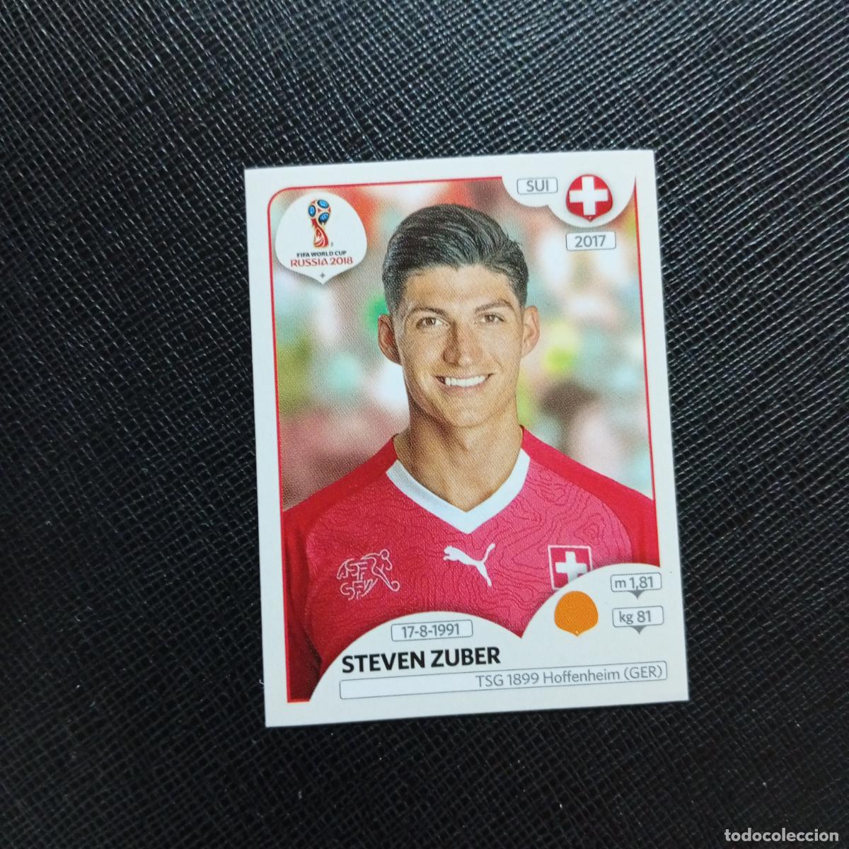 Cromos de f&uacute;tbol: 382 STEVEN ZUBER SUIZA PANINI MUNDIAL RUSIA 2018 CROMO FUTBOL 18 - SIN PEGAR - CJ2 .......