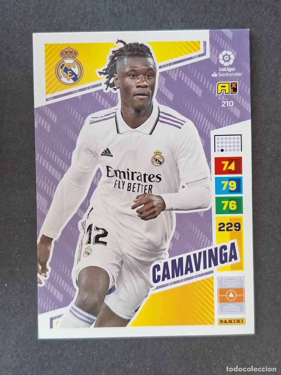 Cromos de f&uacute;tbol: CAMAVINGA REAL MADRID 210 PANINI ADRENALYN XL 2022 2023 22 23