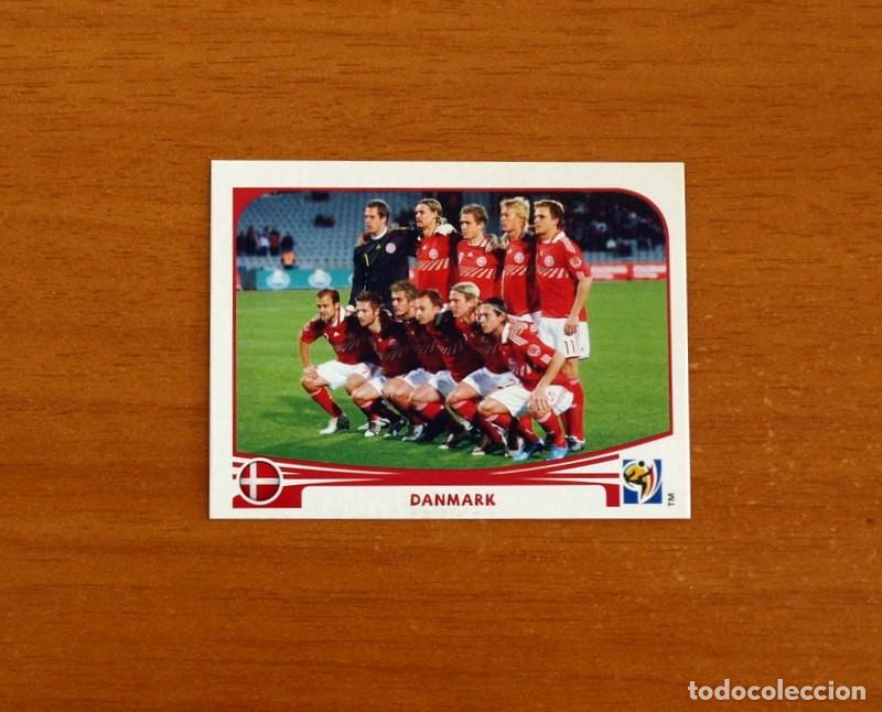 Cromos de f&uacute;tbol: Dinamarca -N&ordm; 353 Alineaci&oacute;n-Equipo -Mundial South Africa 2010 FIFA World Cup-Panini -Nunca Pegado