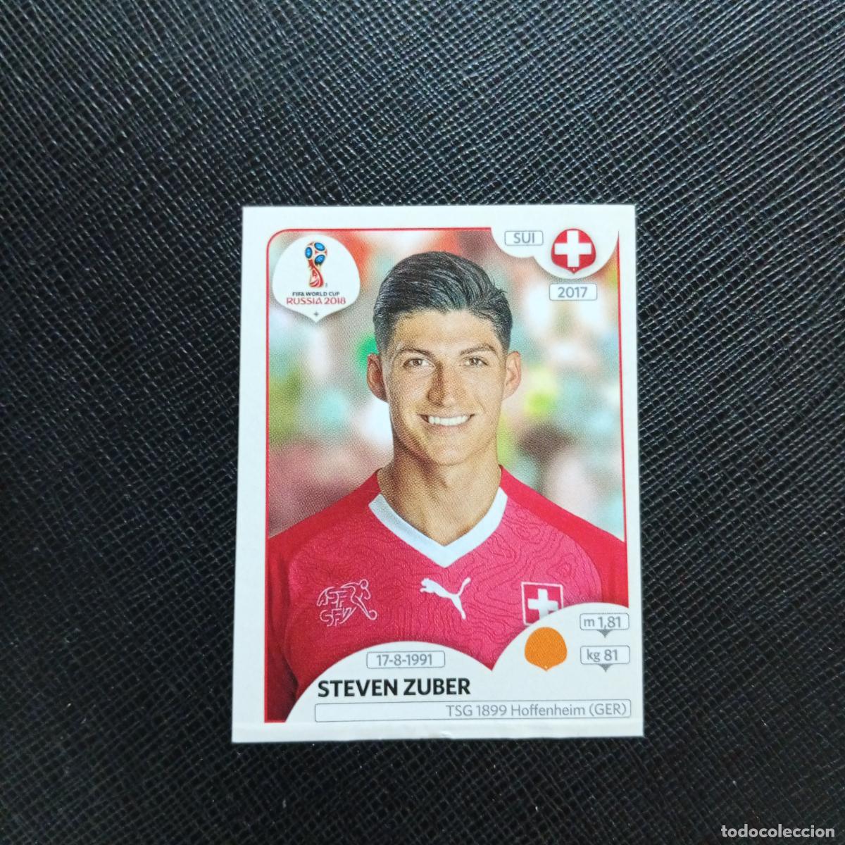 Cromos de f&uacute;tbol: 382 STEVEN ZUBER SUIZA PANINI MUNDIAL RUSIA 2018 CROMO FUTBOL 18 - SIN PEGAR - CJ2 ..........