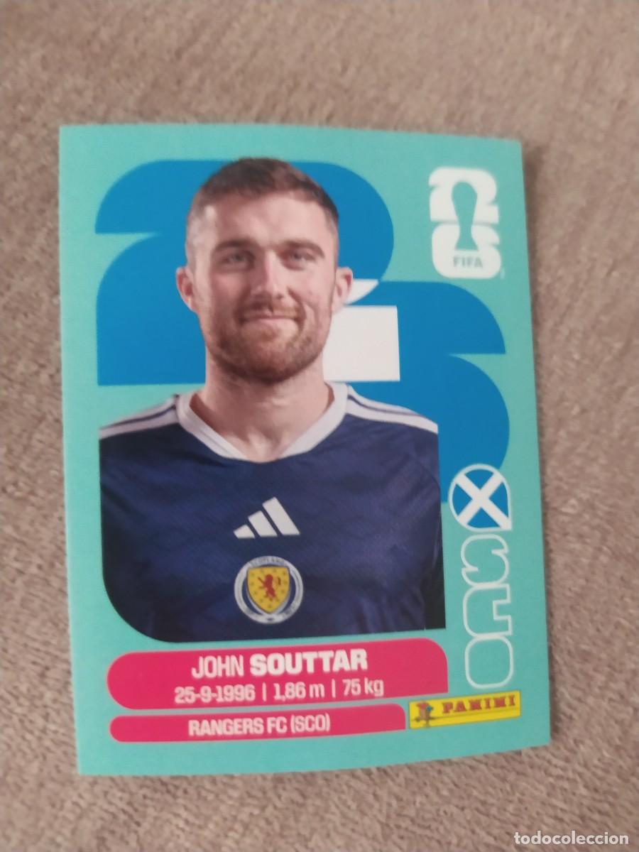 Cromos de f&uacute;tbol: SCO 08 John SAUTTAR 8 Escocia mundial 2026 panini