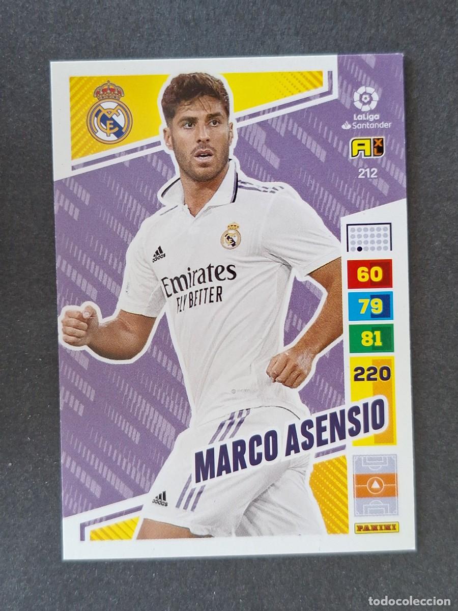 Cromos de f&uacute;tbol: MARCO ASENSIO REAL MADRID 212 PANINI ADRENALYN XL 2022 2023 22 23