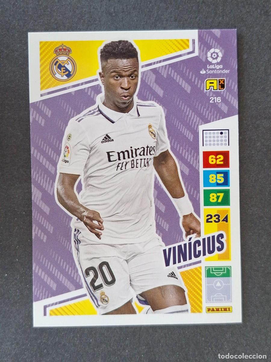 Cromos de f&uacute;tbol: VINICIUS REAL MADRID 216 PANINI ADRENALYN XL 2022 2023 22 23