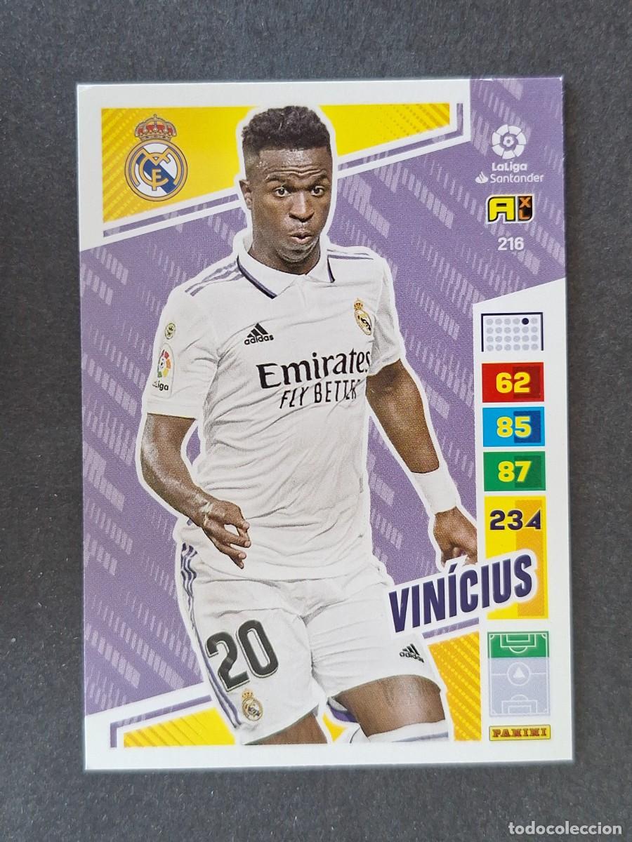 Cromos de f&uacute;tbol: VINICIUS REAL MADRID 216 PANINI ADRENALYN XL 2022 2023 22 23