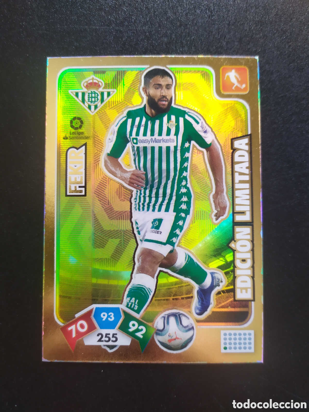 Football Stickers: Adrenalyn 2019 2020 19 20 panini Fekir edici&oacute;n limitada Real Betis