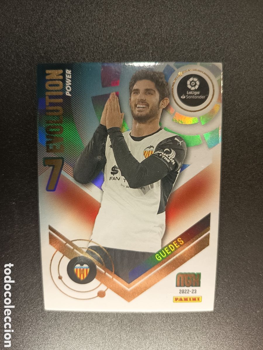 Cromos de f&uacute;tbol: P389 P 389 GUEDES VALENCIA FC EVOLUTION POWER MEGACRACKS 2022-23 2022 2023