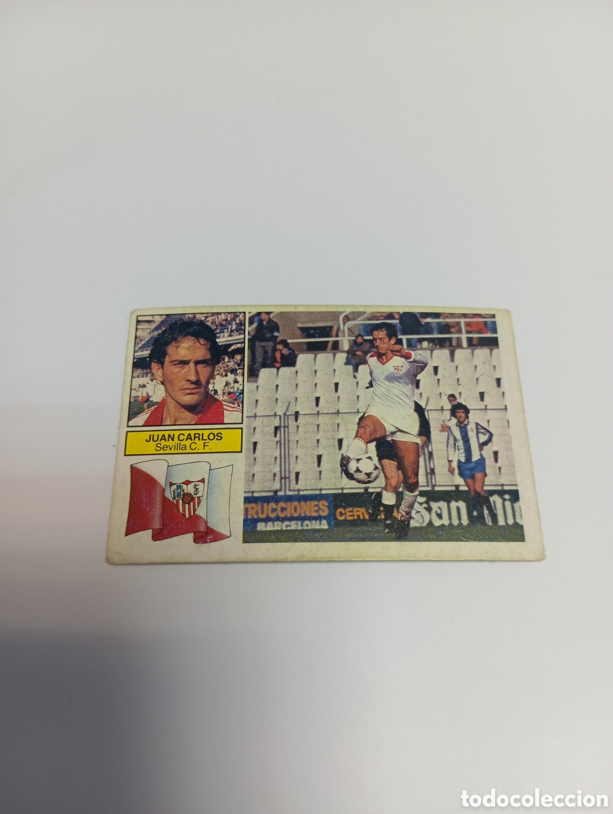 Cromos de f&uacute;tbol: JUAN CARLOS Sevilla Liga Este 1982 1983 NUEVO 82 83 SIN PEGAR