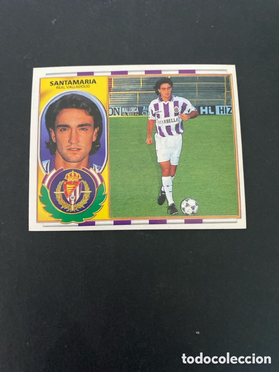 Cromos de f&uacute;tbol: Cromo liga 96/97 R Valladolid nunca pegado