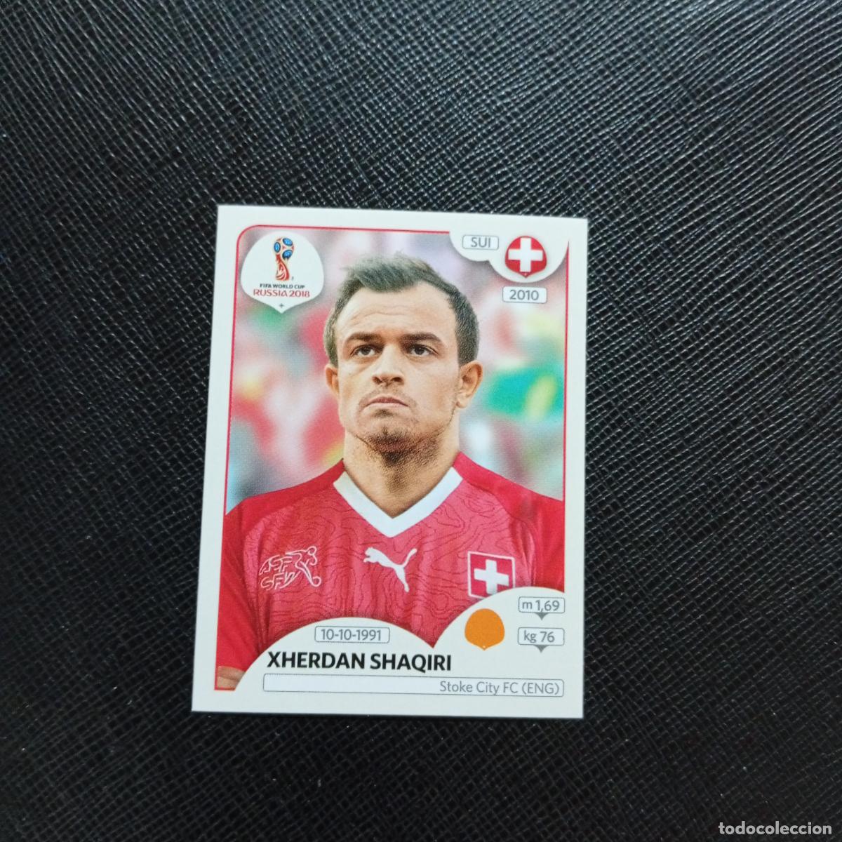 Figurine di Calcio: 385 SHAQIRI SUIZA PANINI MUNDIAL RUSIA 2018 CROMO FUTBOL 18 - SIN PEGAR - CJ2 .