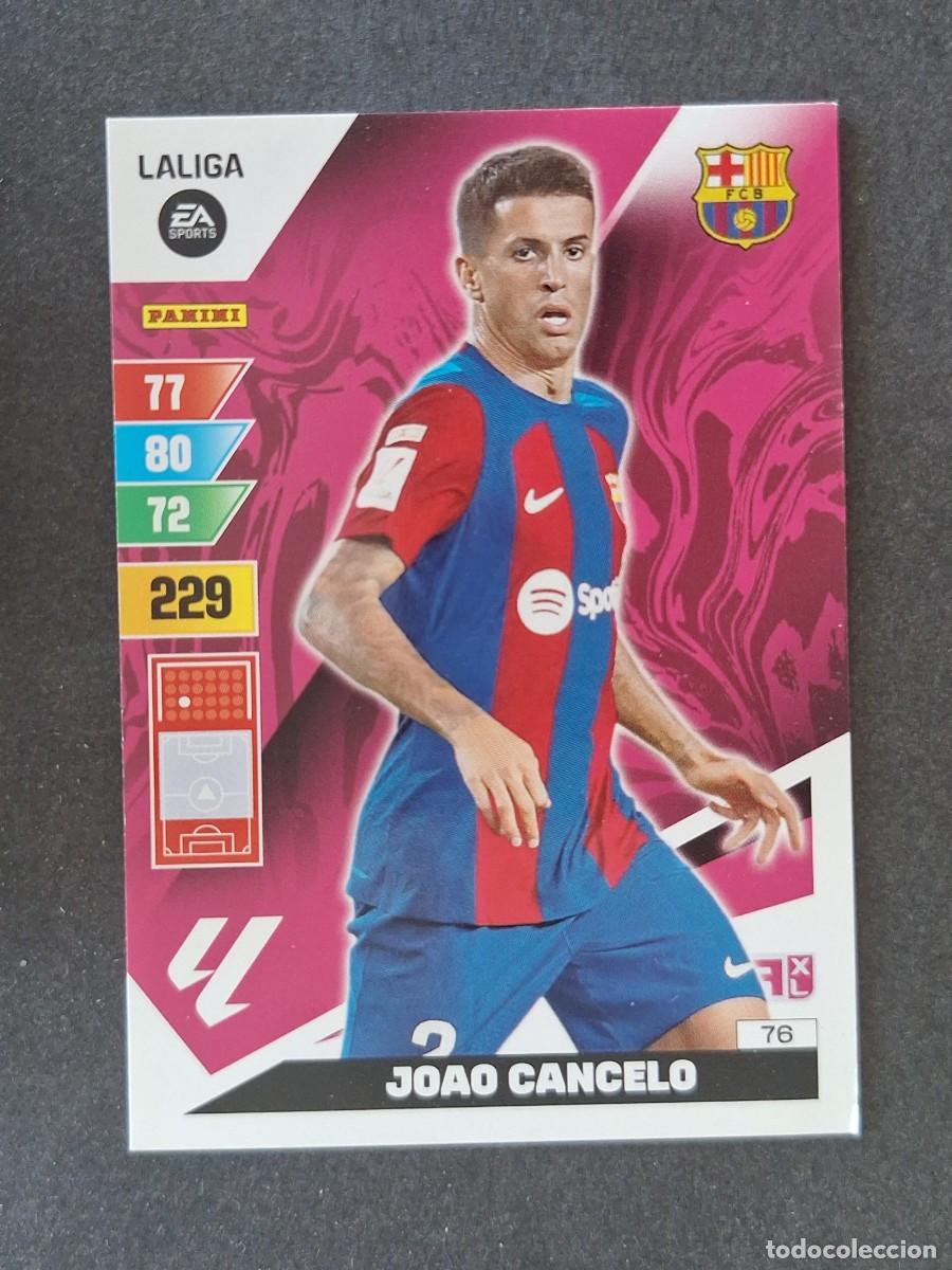 Cromos de f&uacute;tbol: JOAO CANCELO F. C. BARCELONA 76 PANINI ADRENALYN XL 2023 2024 23 24