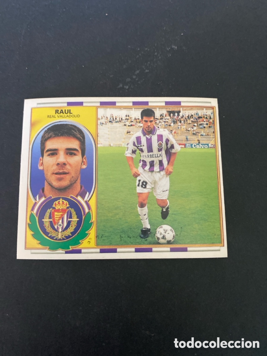 Cromos de f&uacute;tbol: Cromo liga 96/97 R Valladolid nunca pegado