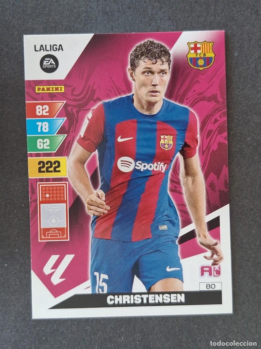 Cromos de f&uacute;tbol: CHRISTENSEN F. C. BARCELONA 80 PANINI ADRENALYN XL 2023 2024 23 24