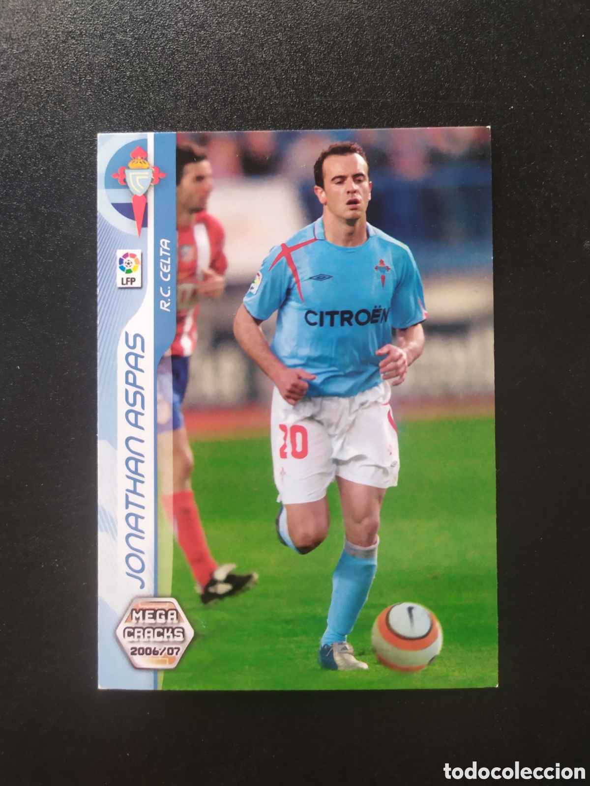 Cartes &agrave; collectionner de Football: Megacracks 2006 2007 06 07 panini Jonathan Aspas n&deg; 82 Celta Vigo