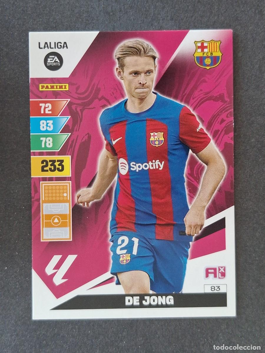 Cromos de f&uacute;tbol: DE JONG F. C. BARCELONA 83 PANINI ADRENALYN XL 2023 2024 23 24