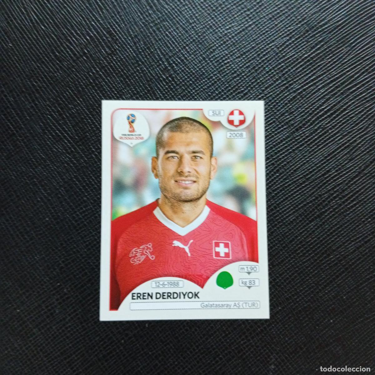 Cromos de f&uacute;tbol: 391 EREN DERDIYOK SUIZA PANINI MUNDIAL RUSIA 2018 CROMO FUTBOL 18 - SIN PEGAR - CJ2 .