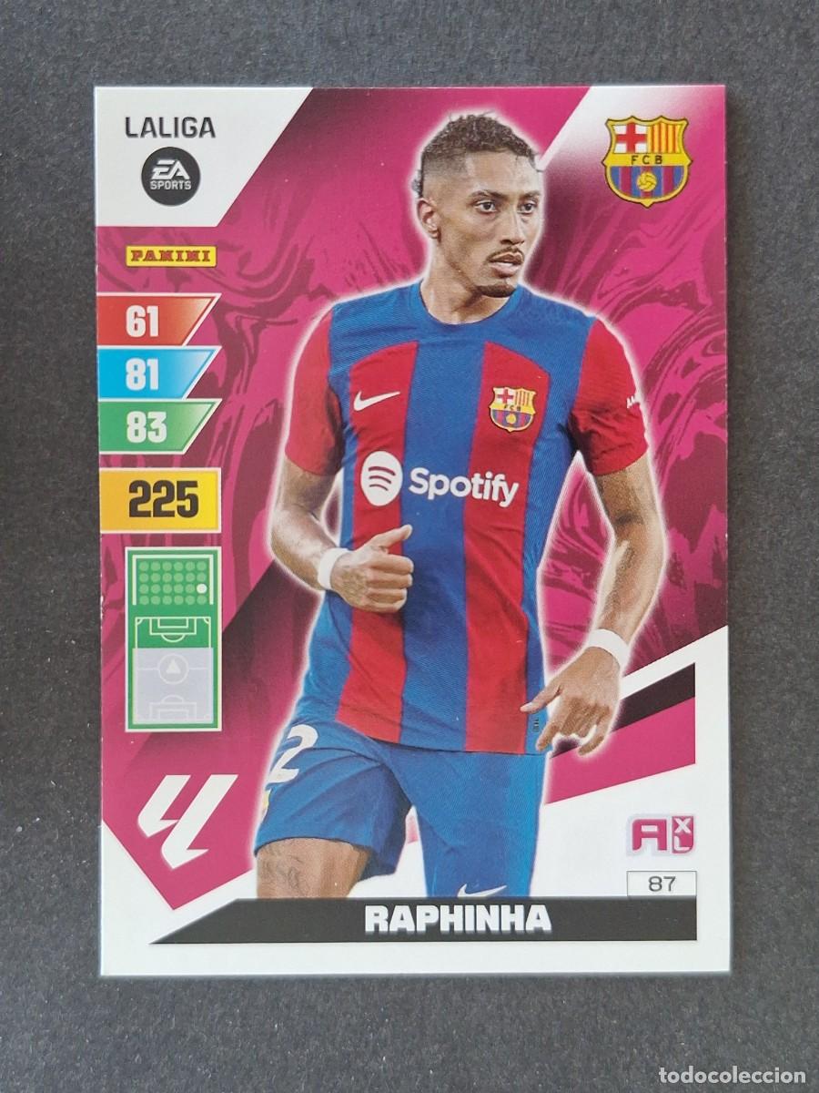 Cromos de f&uacute;tbol: RAPHINHA F. C. BARCELONA 87 PANINI ADRENALYN XL 2023 2024 23 24