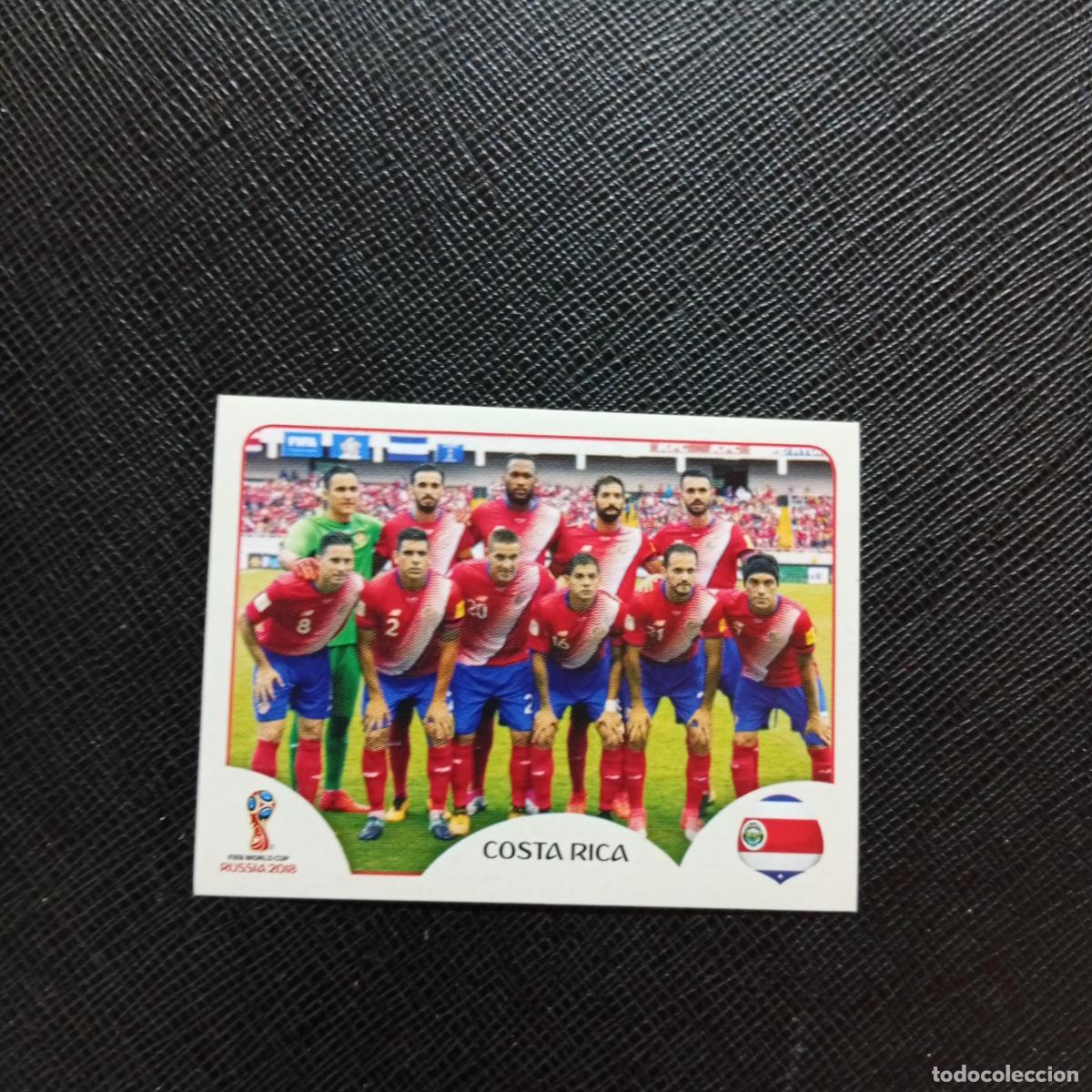 Cromos de f&uacute;tbol: 393 ALINEACION COSTA RICA PANINI MUNDIAL RUSIA 2018 CROMO FUTBOL 18 - SIN PEGAR - CJ2