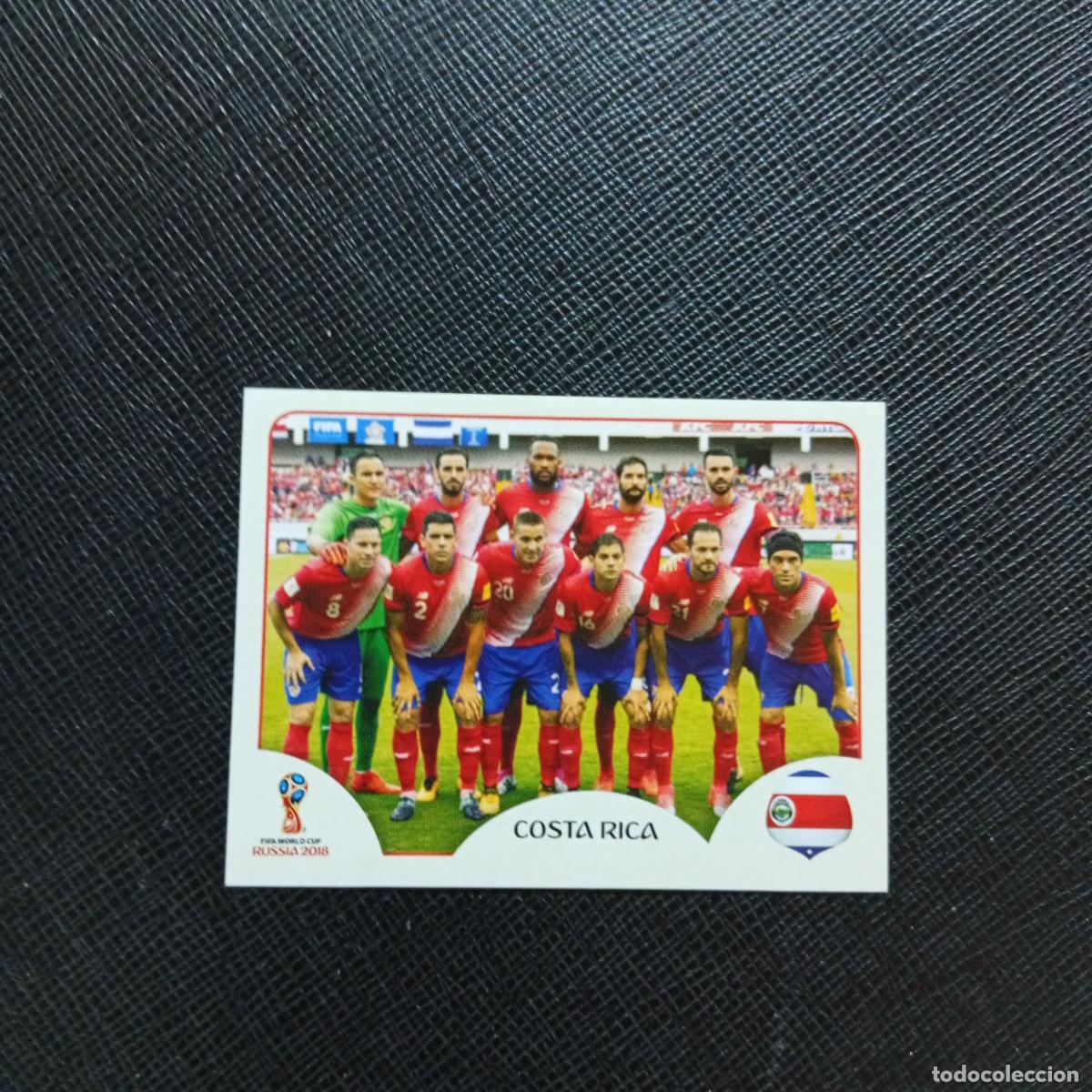 Cromos de f&uacute;tbol: 393 ALINEACION COSTA RICA PANINI MUNDIAL RUSIA 2018 CROMO FUTBOL 18 - SIN PEGAR - CJ2