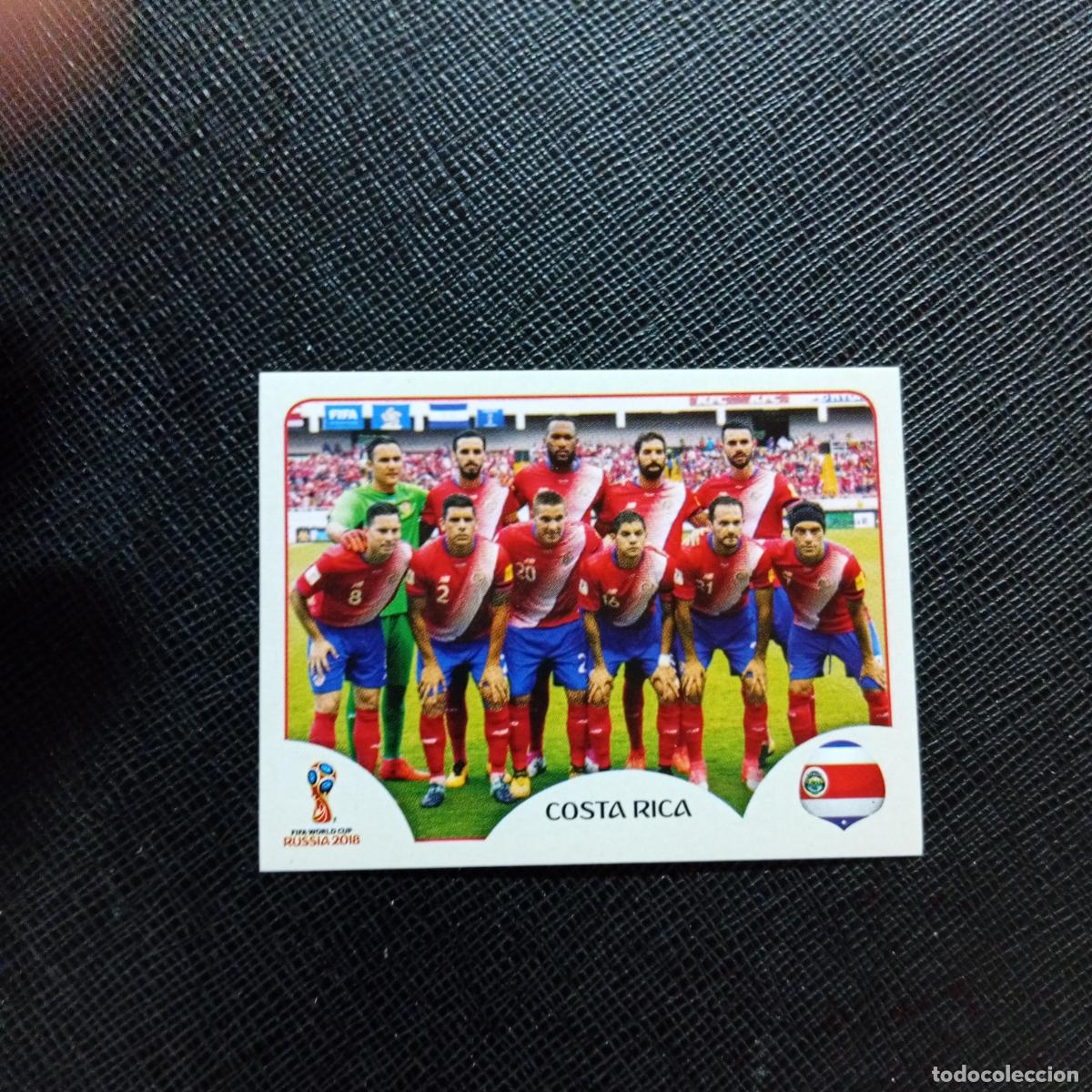 Cromos de f&uacute;tbol: 393 ALINEACION COSTA RICA PANINI MUNDIAL RUSIA 2018 CROMO FUTBOL 18 - SIN PEGAR - CJ2 .